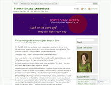 Tablet Screenshot of joycevanhorn.wordpress.com