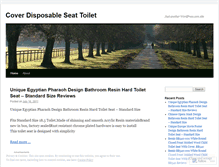 Tablet Screenshot of disposabletoiletseatcovers.wordpress.com