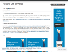 Tablet Screenshot of hulserforaction.wordpress.com