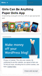 Mobile Screenshot of girlscanbeanything.wordpress.com