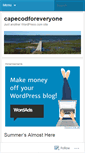 Mobile Screenshot of capecodforeveryone.wordpress.com