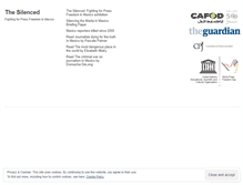 Tablet Screenshot of fightingforpressfreedom.wordpress.com