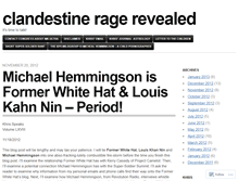 Tablet Screenshot of clandestineragerevealed.wordpress.com