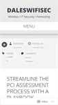 Mobile Screenshot of dalewifisec.wordpress.com