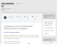 Tablet Screenshot of dalewifisec.wordpress.com