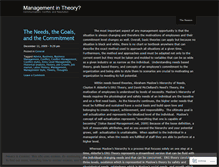 Tablet Screenshot of managementintheory.wordpress.com