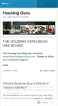 Mobile Screenshot of housingguru.wordpress.com