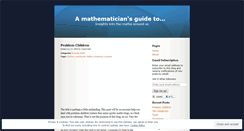 Desktop Screenshot of mostlymath.wordpress.com