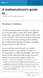 Mobile Screenshot of mostlymath.wordpress.com