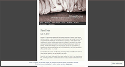 Desktop Screenshot of livinandloving.wordpress.com