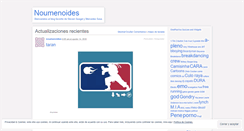 Desktop Screenshot of noumenoides.wordpress.com