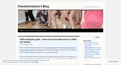 Desktop Screenshot of charlestondance.wordpress.com