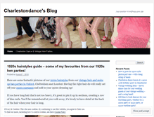 Tablet Screenshot of charlestondance.wordpress.com