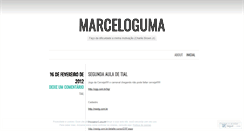 Desktop Screenshot of marceloguma.wordpress.com