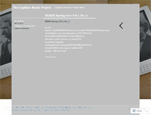 Tablet Screenshot of capremix.wordpress.com