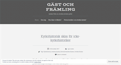 Desktop Screenshot of gastochframling.wordpress.com