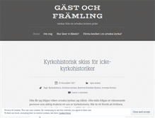 Tablet Screenshot of gastochframling.wordpress.com