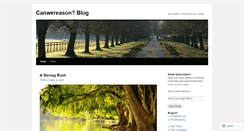 Desktop Screenshot of canwereason.wordpress.com