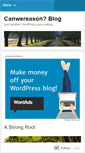 Mobile Screenshot of canwereason.wordpress.com