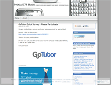 Tablet Screenshot of e71unleashed.wordpress.com