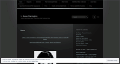 Desktop Screenshot of lannecarrington.wordpress.com