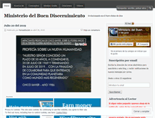 Tablet Screenshot of discernir.wordpress.com