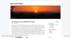 Desktop Screenshot of mytraveltrailer.wordpress.com