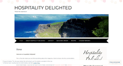 Desktop Screenshot of hospitalitydelighted.wordpress.com