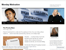 Tablet Screenshot of mondaymotivationbysteph.wordpress.com