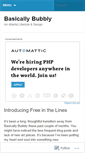 Mobile Screenshot of basicallybubbly.wordpress.com