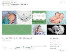 Tablet Screenshot of aimphotographyab.wordpress.com