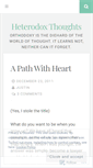 Mobile Screenshot of heterodoxthoughts.wordpress.com