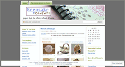 Desktop Screenshot of keepsakecouture.wordpress.com