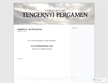 Tablet Screenshot of farkasblog.wordpress.com