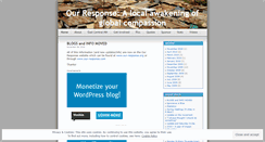 Desktop Screenshot of ourresponse.wordpress.com