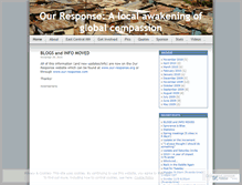 Tablet Screenshot of ourresponse.wordpress.com