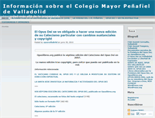Tablet Screenshot of colegiomayorpenafielvalladolid.wordpress.com