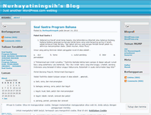 Tablet Screenshot of nurhayatiningsih.wordpress.com