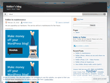Tablet Screenshot of foldier.wordpress.com