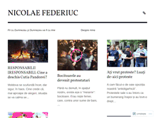 Tablet Screenshot of nicolaefederiuc.wordpress.com