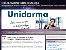 Tablet Screenshot of desenvolvimentopessoalefinanceiro.wordpress.com