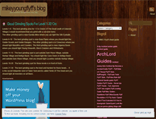 Tablet Screenshot of mikeyyoung9527.wordpress.com