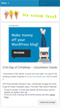 Mobile Screenshot of icecreamlunch.wordpress.com