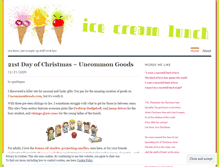 Tablet Screenshot of icecreamlunch.wordpress.com