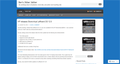 Desktop Screenshot of bensjibberjabber.wordpress.com