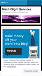 Mobile Screenshot of machflightservices.wordpress.com