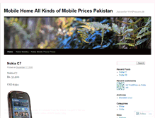 Tablet Screenshot of pakmobilehome.wordpress.com