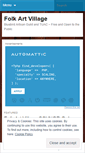 Mobile Screenshot of folkartvillage.wordpress.com