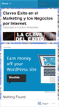 Mobile Screenshot of clavesexito.wordpress.com