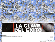 Tablet Screenshot of clavesexito.wordpress.com